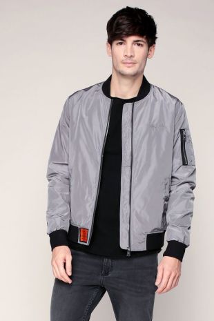 Bombers Original - Bombers Original Bombers fin gris logo brodé 305473 ...