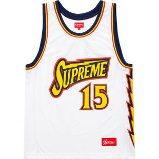 Supreme White All Star Basketball Jersey – On The Arm