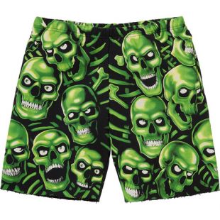 Supreme Skull Pile Sweatshort Green