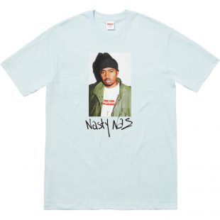 Supreme Nas Tee Pale Blue