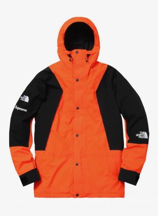 supreme the north face orange