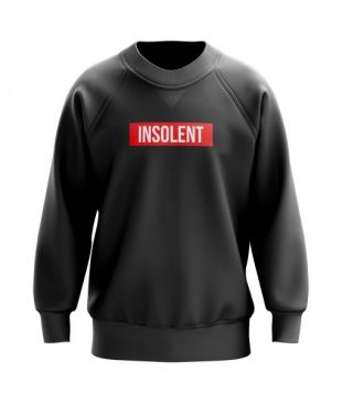 Insolent Paris Sweat Noir Insolent Rouge blanc Homme INSOLENT PARIS