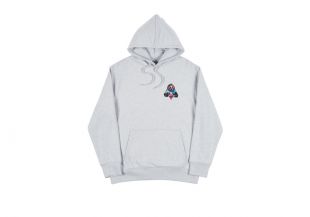 Palace Sans Ferg Hood Grey Marl