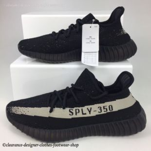 Adidas Yeezy Boost 350 V2 Baskets en Noir & Blanc Oreo Chaussures | eBay