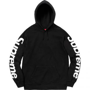 Supreme Sideline Hooded Sweatshirt Black