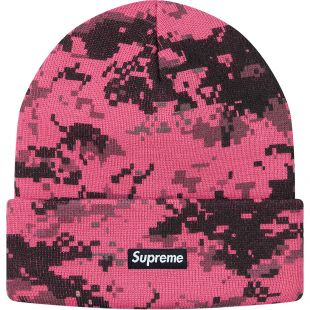 Supreme Digi Camo Beanie Pink Digi Camo