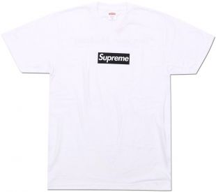 Supreme Paris Box Logo Tee White