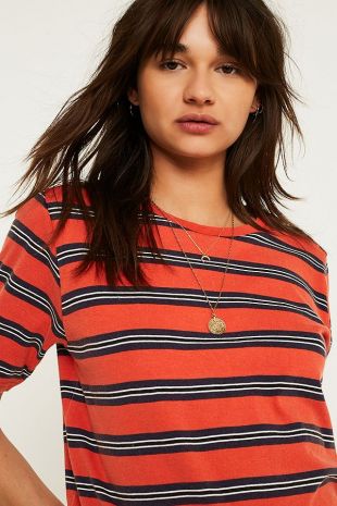 t-shirt à rayures