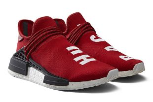 ADIDAS PHARRELL WILLIAMS NMD HU SCARLET RED