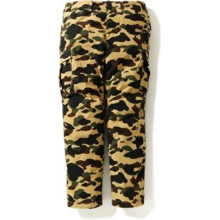Bape 1st Camo 6 Pocket Pants Pants Yellow
