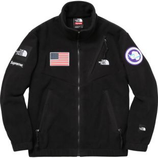 Supreme The North Face Trans Antarctica Expedition Fleece Jacket Black