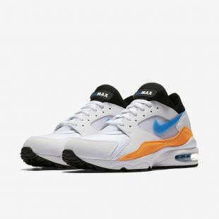 Air max 93 WHITE/BLUE NEBULA-TOTAL ORANGE-BLACK