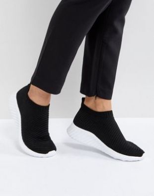 ASOS Darlington - Baskets à empiècement effet chaussette at asos.com