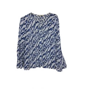Blouse IKKS Bleue Taille 36 - Polyester, Manches Longues, Neuf Avec étiquettes