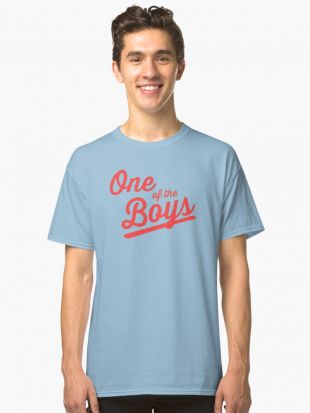 ‘One of the boys’ T shirt classique