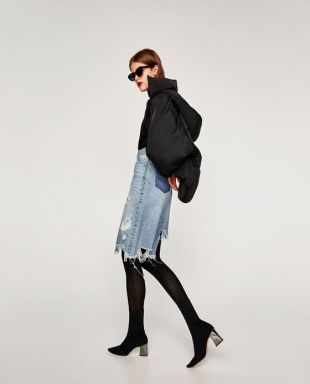 FABRIC HIGH HEEL ANKLE BOOTS WITH STRETCH   Boots & Ankle Boots SHOES WOMAN SALE | ZARA United States