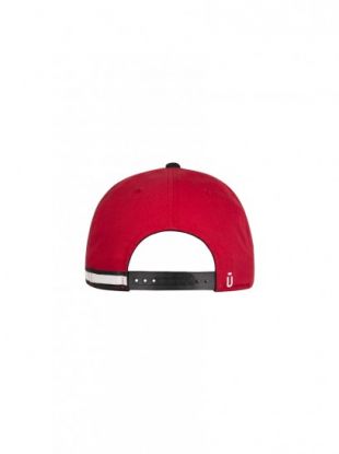 Casquette visière droite homme bridge rouge| Unkut