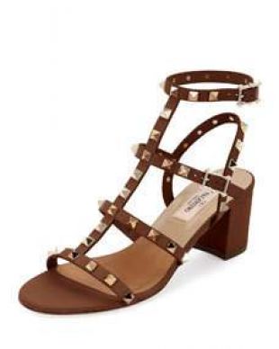 Valentino Garavani Rockstud Leather 60mm City Sandal