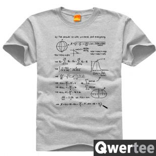 T Shirt The Big short math equation