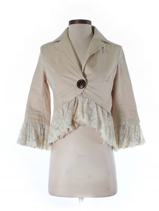 Robert Rodriguez Lace Trim Blazer