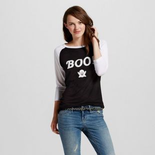 Halloween BOO! Ghost Emoji Raglan from Target