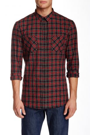 The Kooples - The Kooples Plaid Long Sleeve Shirt