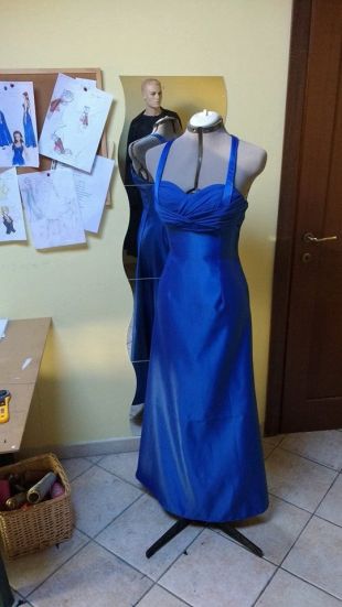 Elena Gilbert le vampire diaries blu robe livraison gratuite