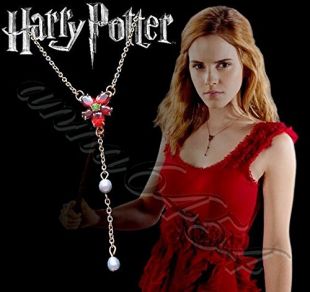 Harry Potter - Réplique Collier cristal rouge d'Hermione - Imagin'ères