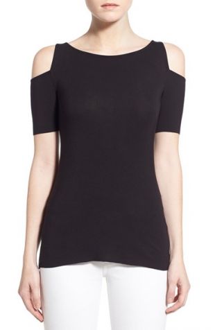 'Deneuve' Cold Shoulder Top