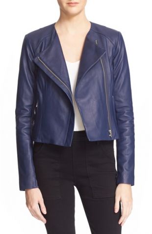 Veste en cuir 'Dali'