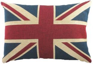 Evans Lichfield Union Jack Traditional Tapestry Cushion, 18 x 13 Inch, Polyester Fibre Filled