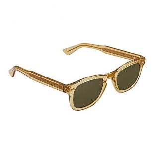 Gucci GG0182S 004 Montures de lunettes, Jaune (4/Green), 49 Mixte Adulte