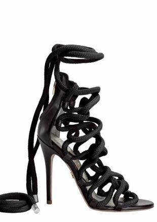 CARLA BLACK CALF SANDAL