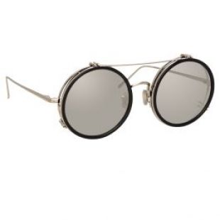 Linda Farrow 741 C4 Round Sunglasses