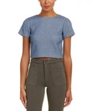 Alice & Olivia Alice + Olivia Sarina Crop Top | Bluefly.Com