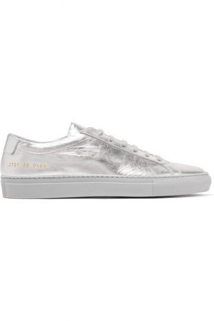 Common Projects   Original Achilles metallic leather sneakers