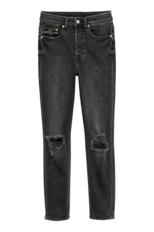 Vintage Skinny High Jeans   Noir/washed out   FEMME | H&M FR