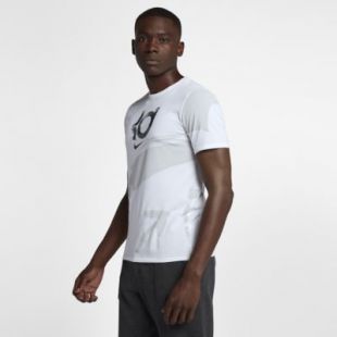 Tee shirt de basketball blanc Nike Dri FIT KD