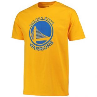 nba - Men's Golden State Warriors Gold Primary Logo T Shirt