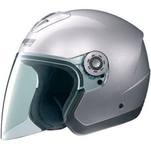 Casque Moto Scooter Nolan N42 Classic VPS Double Visor Grey Platinum TG S