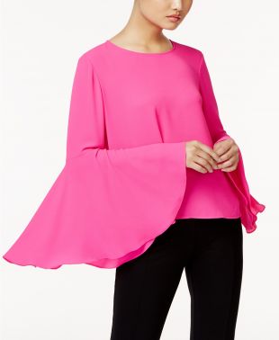 Vince Camuto - Vince Camuto Bell-Sleeve Top, Created for Macy's