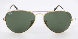 Ray-Ban RB 3025 62 181 Rb 3025 Lunettes de soleil Aviator  62, Or