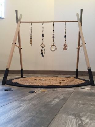 Portique D’Eveil, Arche Eveil Bébé En Bois, Jouet D’Eveil, Jouet D