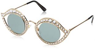 Gucci GG0046S 001 Montures de Lunettes, Or (Gold/Green), 41 Femme