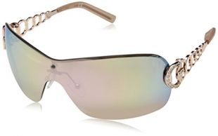 Lunettes de soleil Guess GU6509 C00 28C (shiny rose gold / smoke mirror)