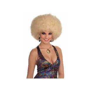 Perruque Afro Disco - blonde - années 80