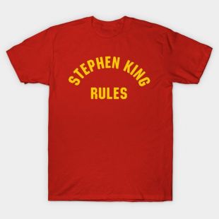 t shirt rouge stephen king rules the monster squad 80's movie vintage geek