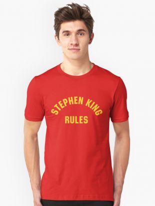 ‘Stephen King Rules’ T shirt by Sacredbluerose