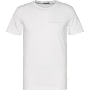 T shirt col rond manches courtes homme Calvin Klein Blanc Calvin klein Homme 3Suisses