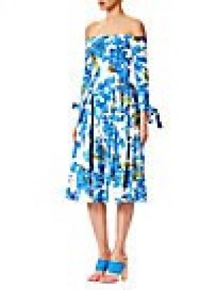 Carolina Herrera   Off The Shoulder Floral Dress